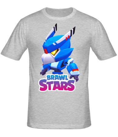 Мужская футболка Mecha Crow and color logo