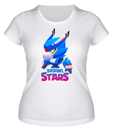 Женская футболка Mecha Crow and color logo