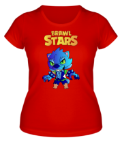 Женская футболка Brawl stars Leon werewolf фото