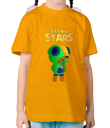 Детская футболка Leon brawl stars