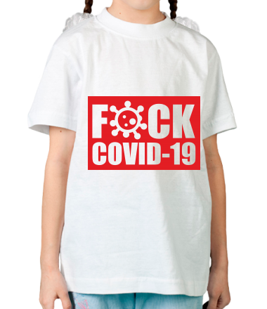 Детская футболка F*CK COVID 