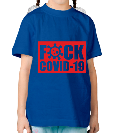 Детская футболка F*CK COVID 