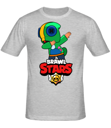 Мужская футболка Brawl stars Leon dab