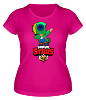 Женская футболка Brawl stars Leon dab фото