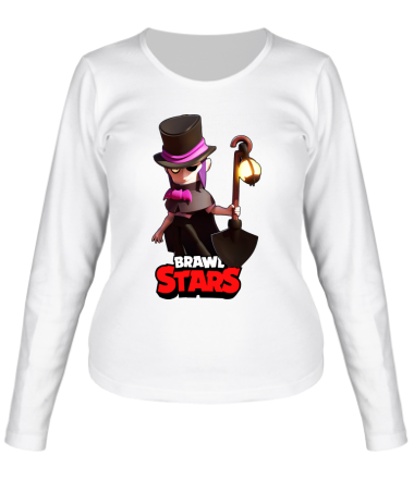 Женская футболка длинный рукав Mortis Brawl Stars Hero