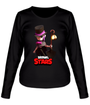 Женская футболка длинный рукав Mortis Brawl Stars Hero фото