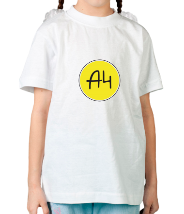 Детская футболка A4 КРУГЛОЕ ЛОГО