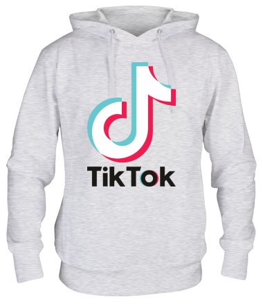 Толстовка худи  Tiktok logo