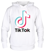 Толстовка худи  Tiktok logo фото
