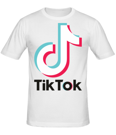 Мужская футболка  Tiktok logo