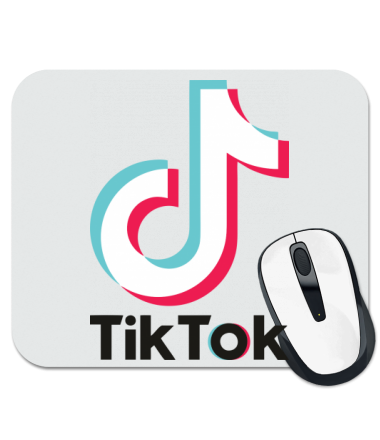 Коврик для мыши  Tiktok logo