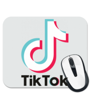 Коврик для мыши  Tiktok logo фото