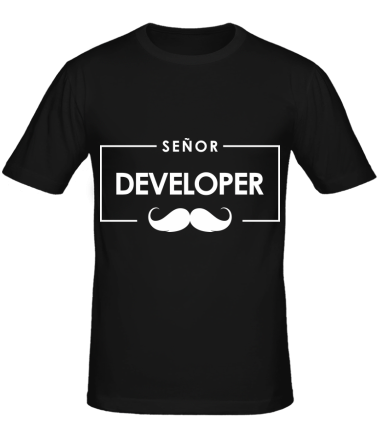 Мужская футболка Senor Developer