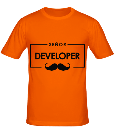 Мужская футболка Senor Developer