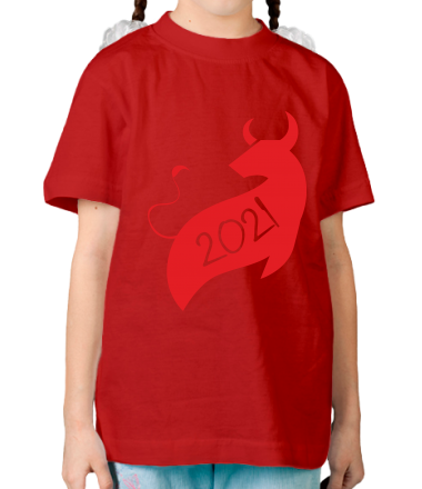Детская футболка Год Коровы 2021