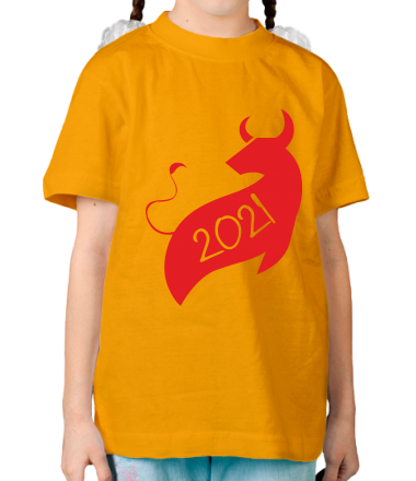 Детская футболка Год Коровы 2021