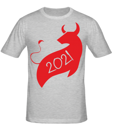 Мужская футболка Год Коровы 2021