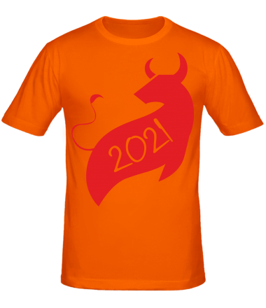 Мужская футболка Год Коровы 2021