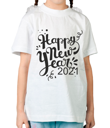 Детская футболка Новый год 2021 