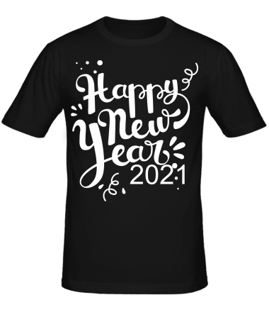 Мужская футболка Новый год 2021 