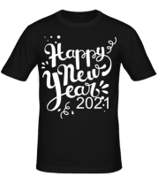 Мужская футболка Новый год 2021  фото