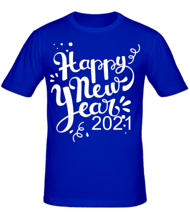 Мужская футболка Новый год 2021 