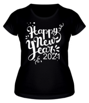 Женская футболка Новый год 2021  фото