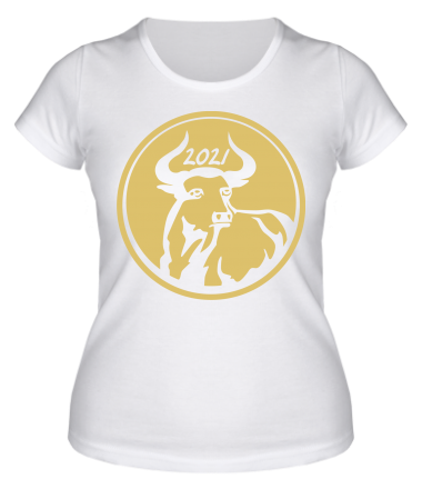 Женская футболка Новый Год , Год Быка
