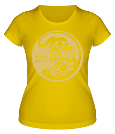 Женская футболка Новый Год 2021 