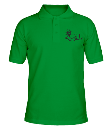 Мужская футболка поло Новый Год , Год Быка