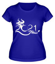 Женская футболка Новый Год , Год Быка фото