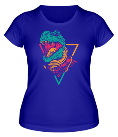 Женская футболка Космический Рекс 