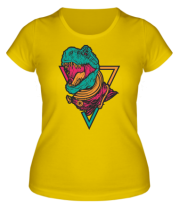 Женская футболка Космический Рекс  фото
