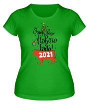 Женская футболка Счастливого Нового Года 2021 фото