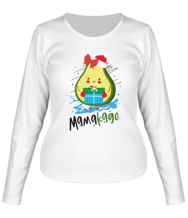 Женская футболка длинный рукав МамаКадо