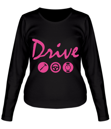 Женская футболка длинный рукав Drive 