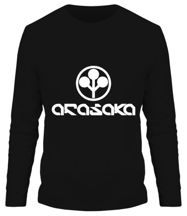 Мужская футболка длинный рукав ARASAKA CyberPunk