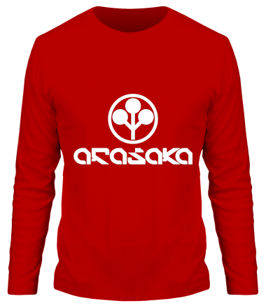 Мужская футболка длинный рукав ARASAKA CyberPunk