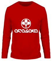 Мужская футболка длинный рукав ARASAKA CyberPunk фото