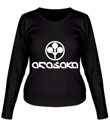 Женская футболка длинный рукав ARASAKA CyberPunk