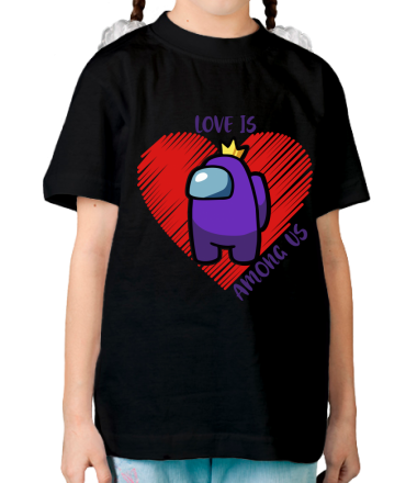 Детская футболка Love AMONG US