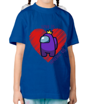Детская футболка Love AMONG US фото