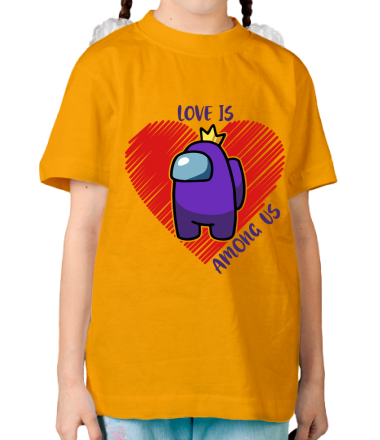 Детская футболка Love AMONG US