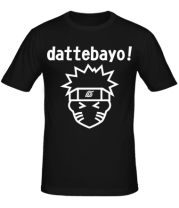 Мужская футболка Naruto dattebayo! фото