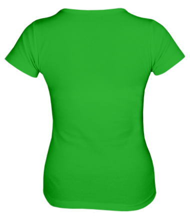Женская футболка Салатовый в шляпе из Амонг ас.