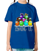 Детская футболка AMONG US - Семейное фото фото