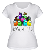 Женская футболка AMONG US - Семейное фото фото