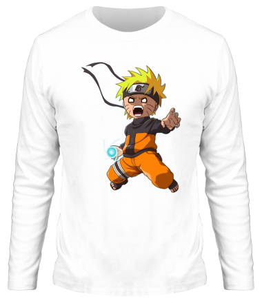 Мужская футболка длинный рукав Crazy Naruto