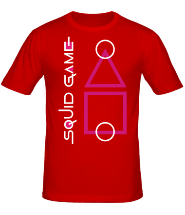 Мужская футболка Лого Игра в кальмара 3