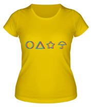 Женская футболка Лого Игра в кальмара 3d фото